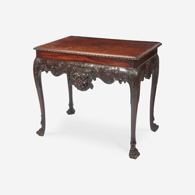 Lot 99 - An Irish George II Carved Mahogany Side Table