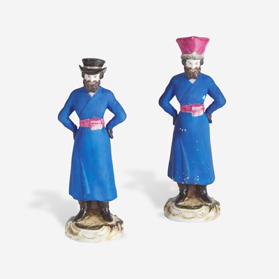 Lot 54 - Two Russian Porcelain Figures of Coachmen