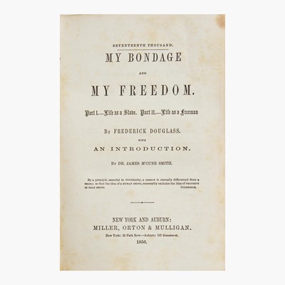 Lot 1 - [African-Americana] Douglass, Frederick