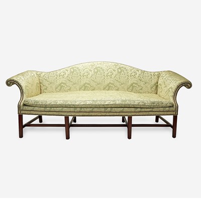 Lot 56 - An Unusual Irish George III Mahogany Convertible Camelback Sofa