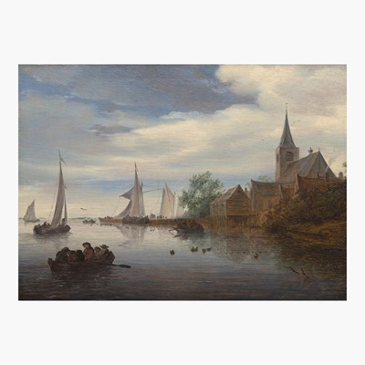 Lot 2 - Salomon van Ruysdael (Dutch, B.C. 1602–1670)