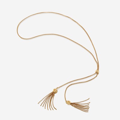 Lot 78 - A gold necklace, David Yurman