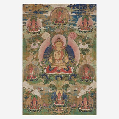 Lot 62 - A Tibetan Thangka 唐卡一幅