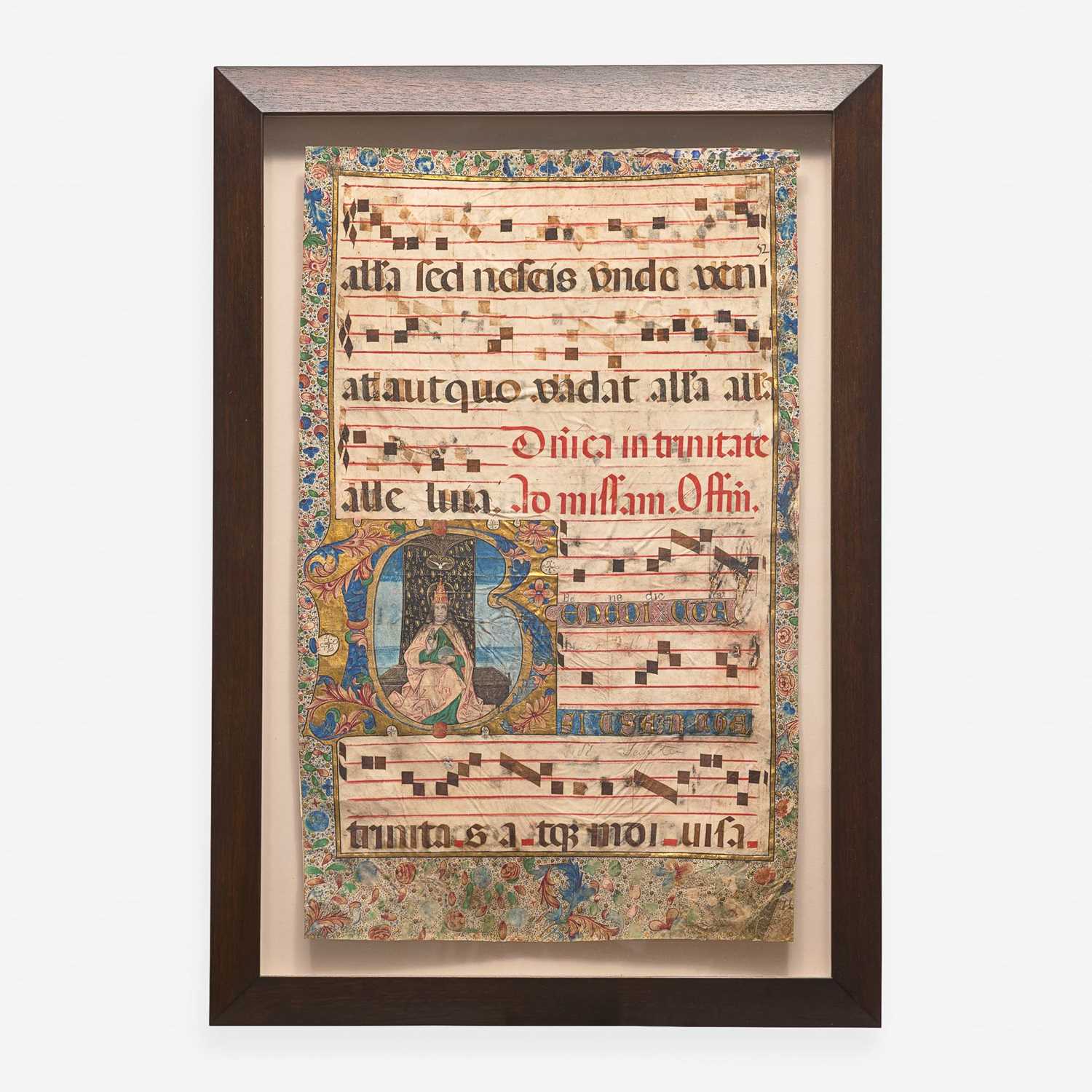 Lot 17 - An Illuminated Gradual Leaf