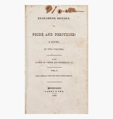 Lot 41 - [Literature] (Austen, Jane)