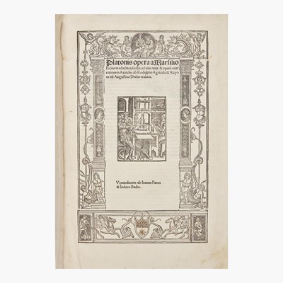 Lot 36 - [Early Printing] [Plato]