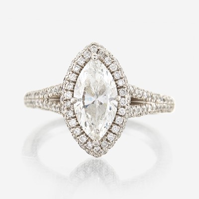 Lot 45 - A diamond solitaire, JB Star