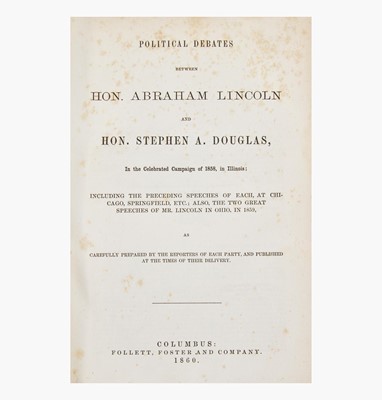 Lot 62 - [Presidential] [Lincoln, Abraham]