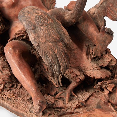 Lot 38 - A French Terracotta Group of Leda and the Swan