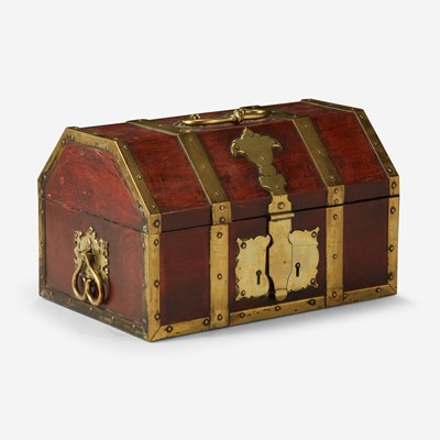 Lot 61 - An English Brass-Mounted Cedarwood Casket