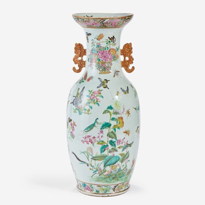 Lot 91 - A Chinese Export Porcelain Famille Rose Vase