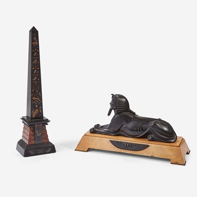 Lot 59 - Two Egyptian Revival Sculptures