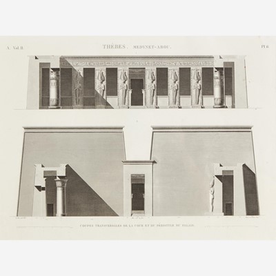 Lot 58 - A Suite of Five Engravings from 'Description de l'Égypte'