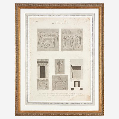 Lot 58 - A Suite of Five Engravings from 'Description de l'Égypte'