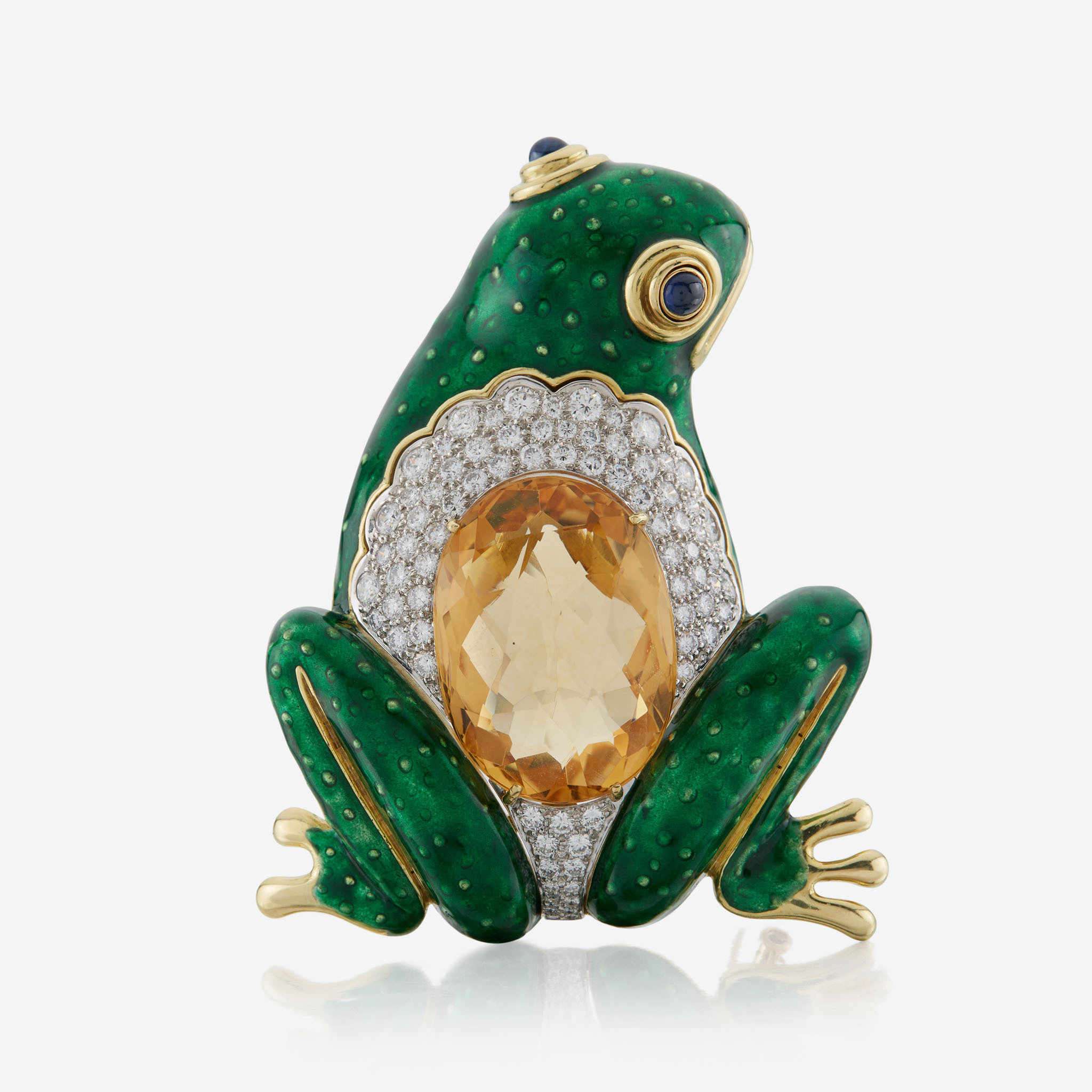 Frog Brooch