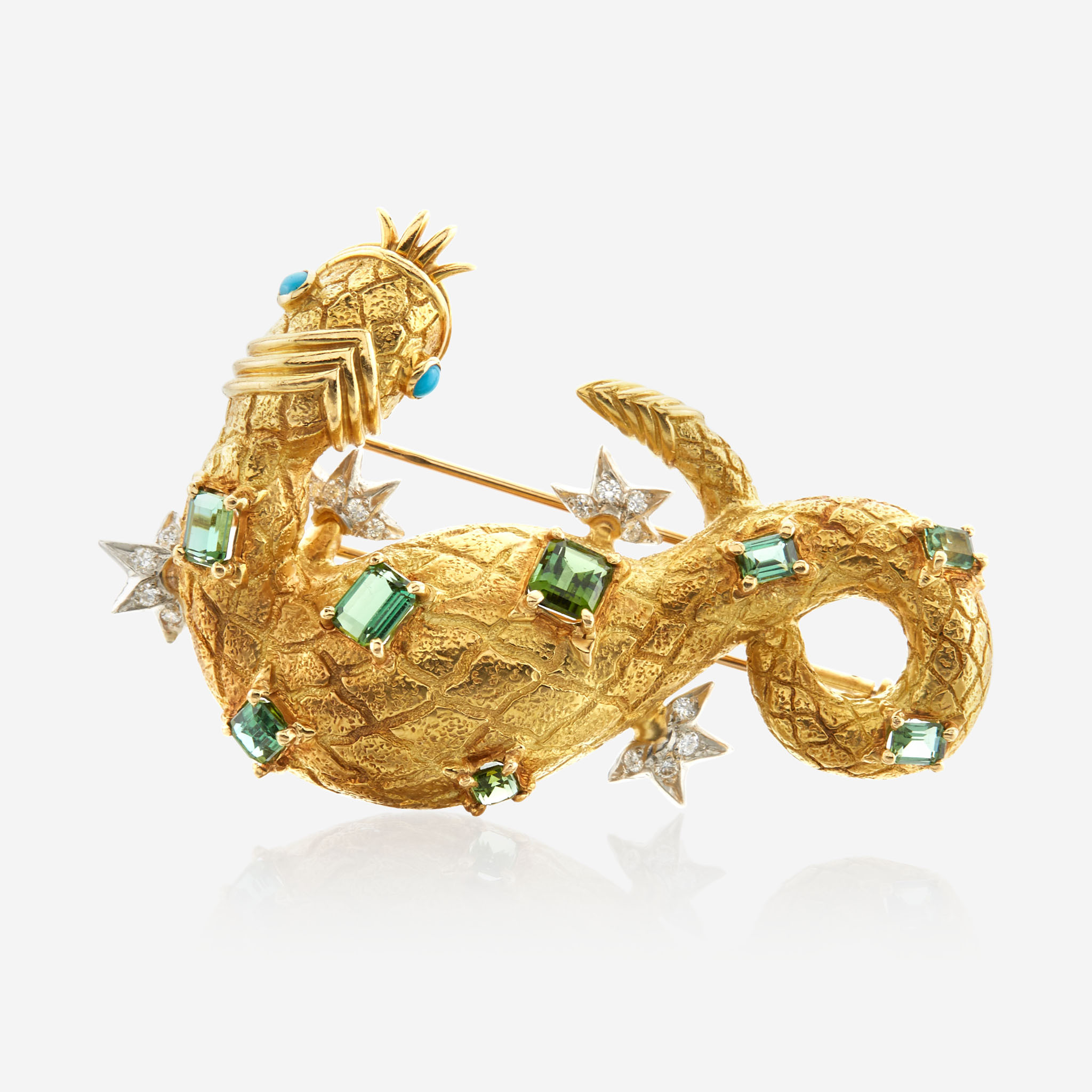 Salamander Brooch